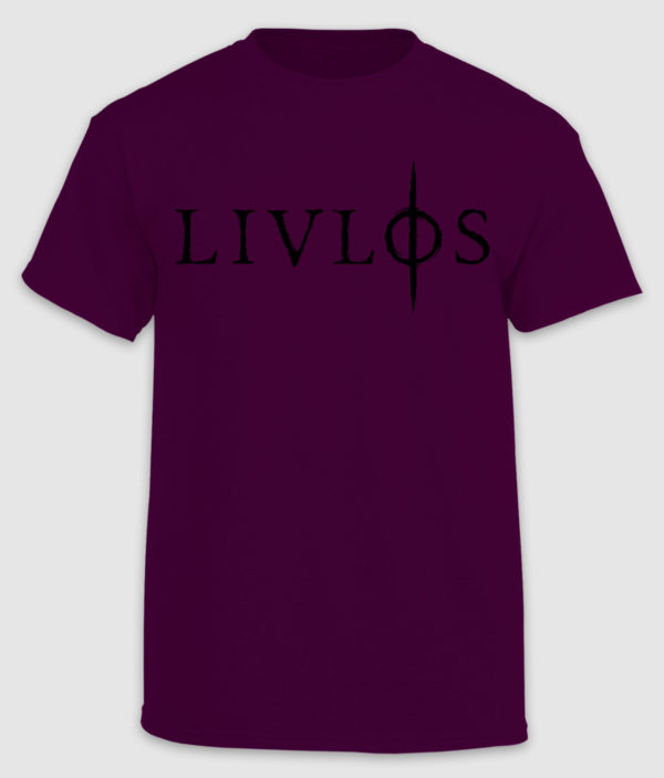 livlC3B8s tshirt logo maroon front