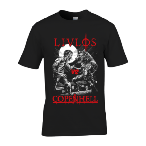 livlos copenhell collab shirt front