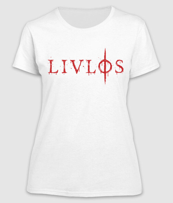 livloes logo tshirt ladies white front