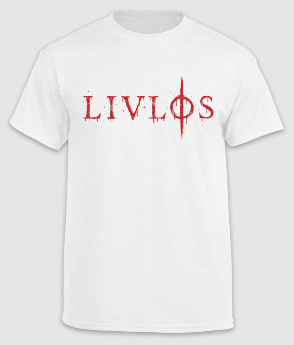livloes logo tshirt white front