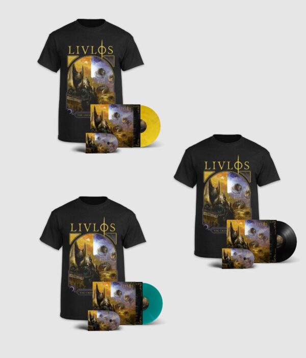 livloes crescent king vinyl digipak shirt bundle