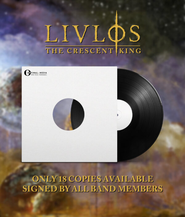 livloes crescent king testpress black vinyl