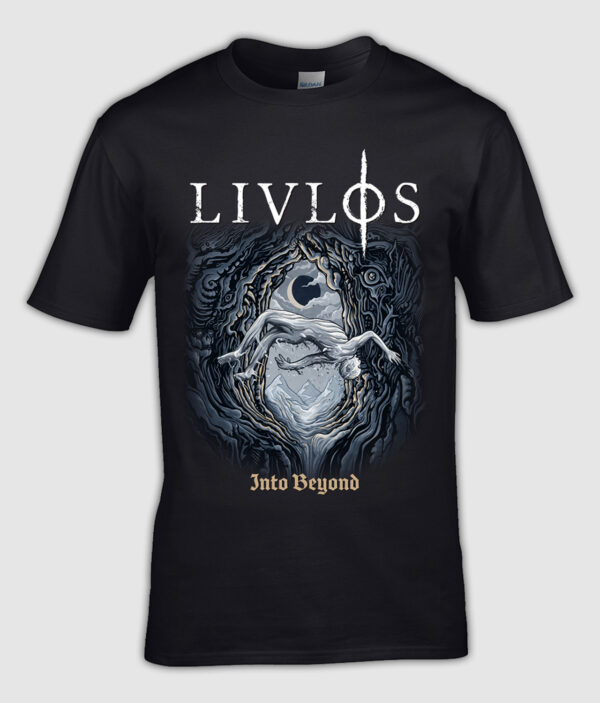 livloes into beyond tshirt front