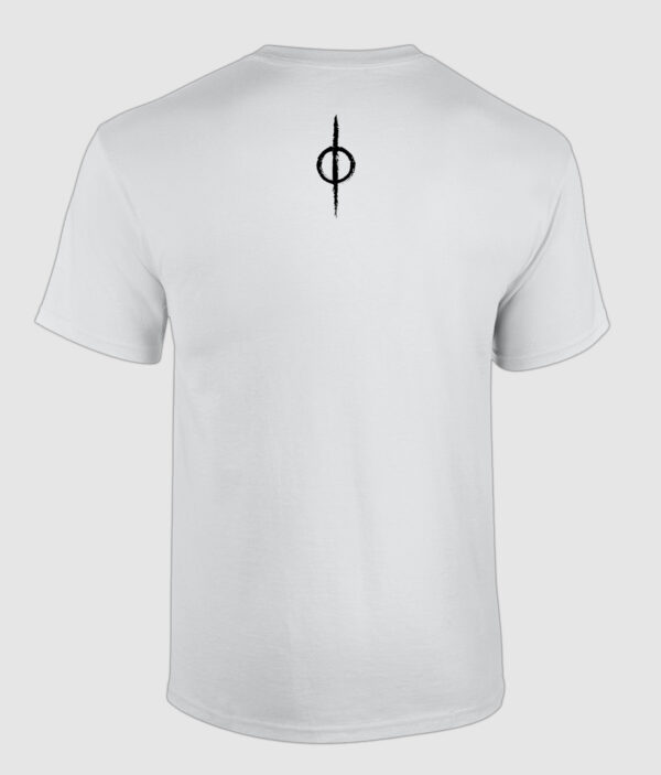 livloes white logo tshirt back