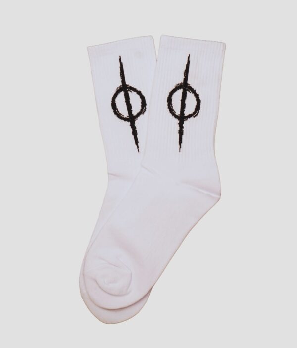 livloes logo socks white